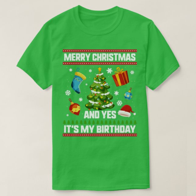 Camiseta Feliz Natal E Sim (Frente do Design)