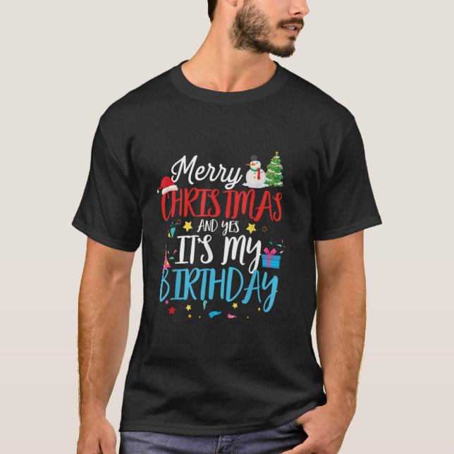 Camiseta Feliz Natal E Sim É O Meu Feliz Natal (Frente)