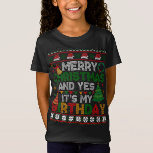 Camiseta Feliz Natal e Sim, é o meu Natal Feliz Natal