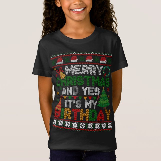 Camiseta Feliz Natal e Sim, é o meu Natal Feliz Natal (Frente)