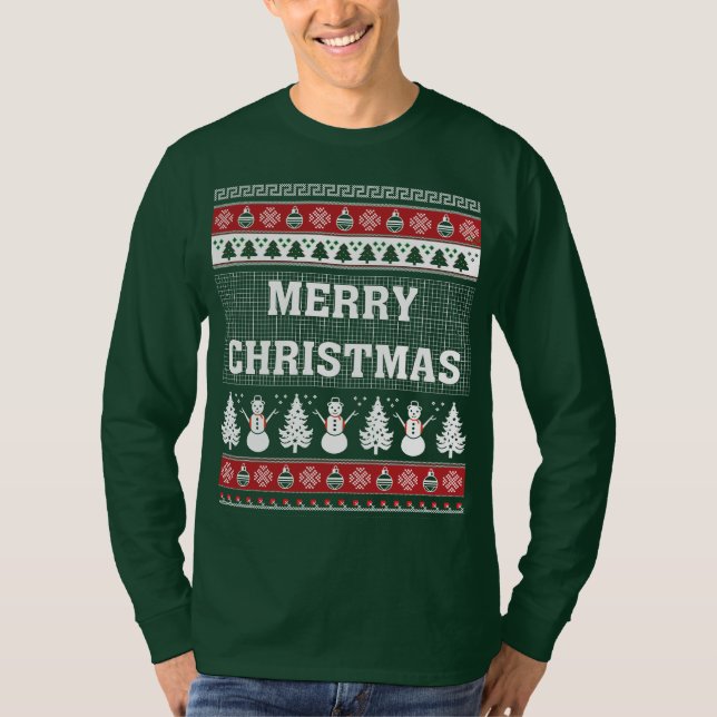 Camiseta Feliz Natal e um Feliz Ano Novo! (Frente)