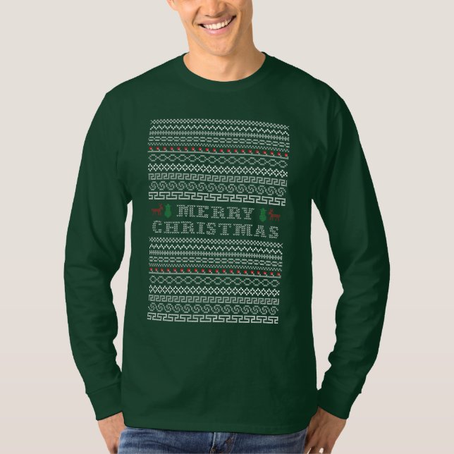 Camiseta Feliz Natal e um Feliz Ano Novo! (Frente)