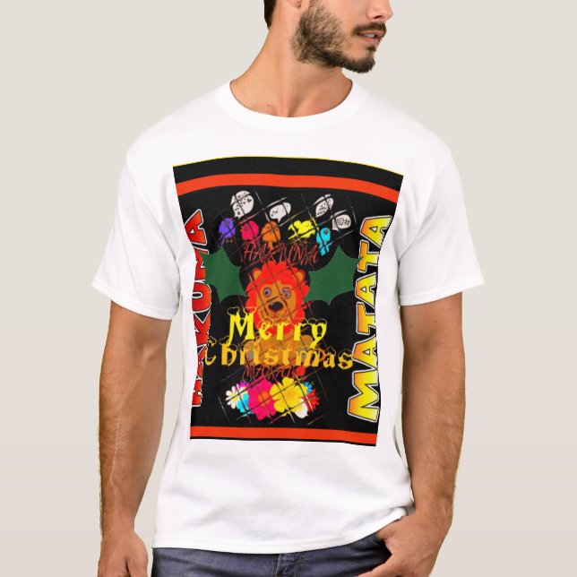 Camiseta Feliz Natal e um Feliz ano novo (Frente)