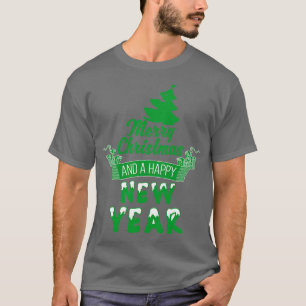 Camiseta Feliz Natal e um Feliz ano novo