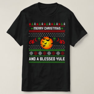 Camiseta feliz natal e yule abençoado