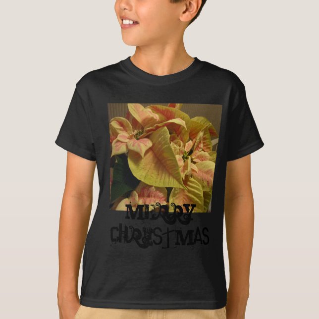 Camiseta Feliz Natal em fonte divertida (Frente)