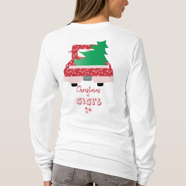 Camiseta FELIZ "Natal em Gigi's" (Verso)
