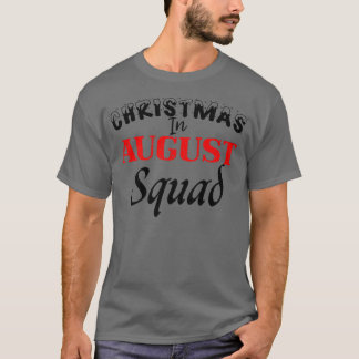 Camiseta Feliz Natal em Papais noeis do grupo de verão na P