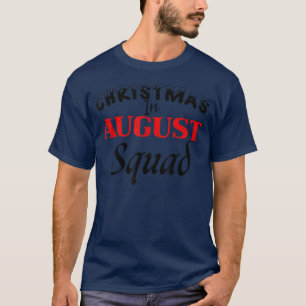 Camiseta Feliz Natal em Papais noeis do grupo de verão na P