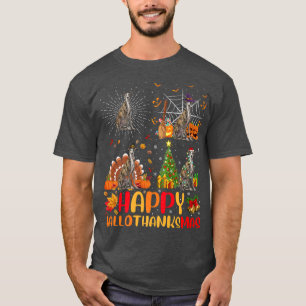 Camiseta Feliz Natal Engraçado Cachorro Greyhound HalloGraç
