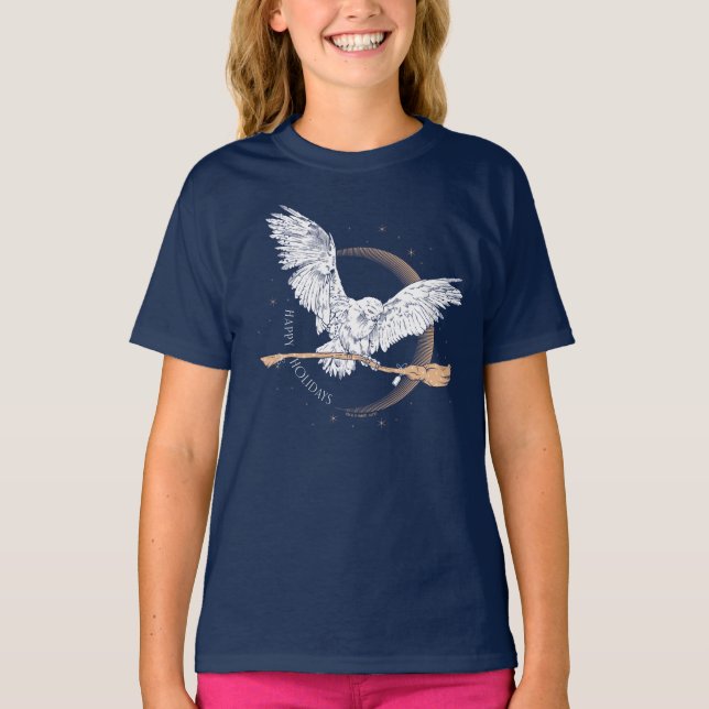 Camiseta Feliz Natal Entrega da Hedwig (Frente)