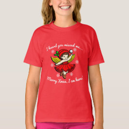 Camiseta Feliz Natal Estou Aqui