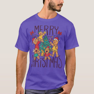Camiseta Feliz Natal, Família Gingercake Cookies