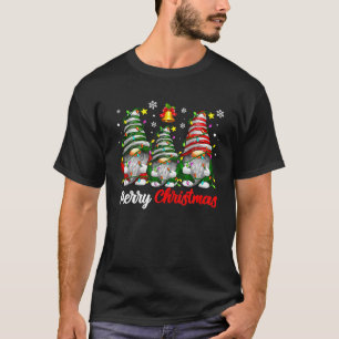 Camiseta Feliz Natal Família Matando Xmas Pajamas Gnomo