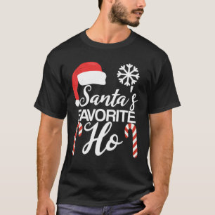 Camiseta Feliz Natal Família Pajama Santas Favorito