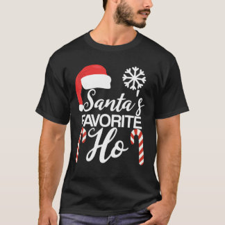 Camiseta Feliz Natal Família Pajama Santas Favorito