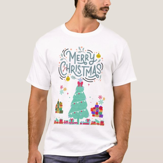 Camiseta feliz natal feliz (Frente)