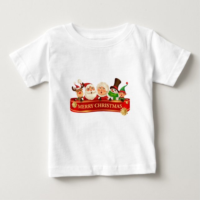 Camiseta Feliz Natal, Feliz ano novo (Frente)