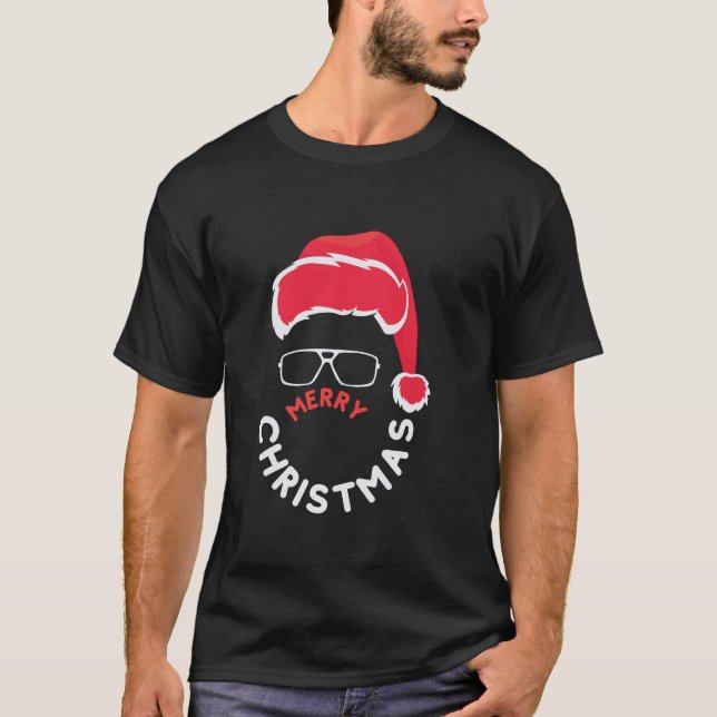 Camiseta Feliz Natal, Feliz e Brilho (Frente)