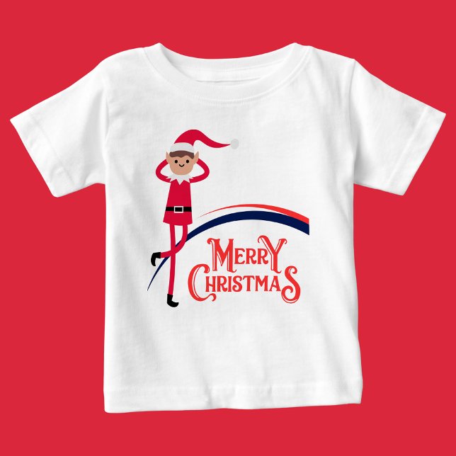 Camiseta Feliz Natal, Feliz e Brilho, (Criador carregado)