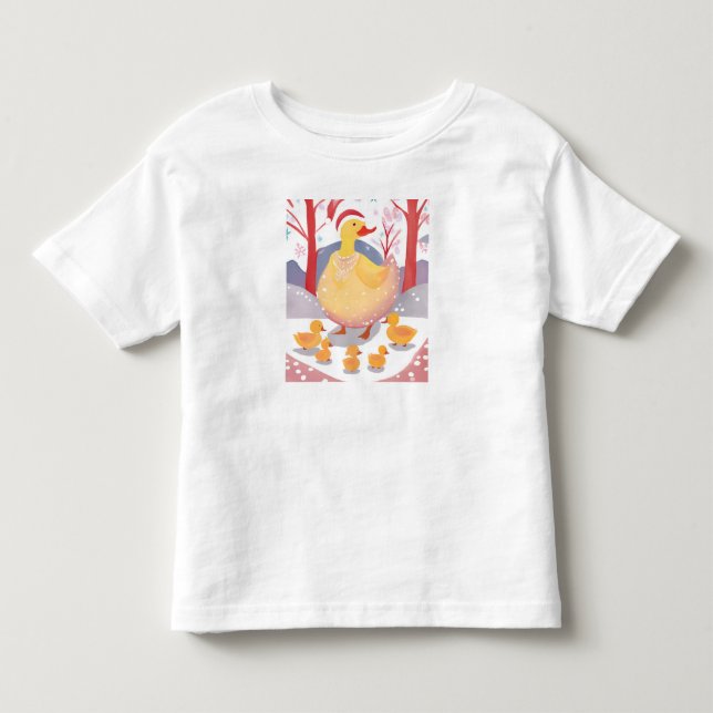 Camiseta Feliz natal ganso (Frente)