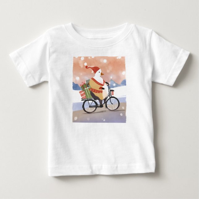 Camiseta Feliz Natal ganso (Frente)
