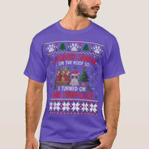 Camiseta Feliz Natal Gato Odeia Papais noeis Irritados Gato