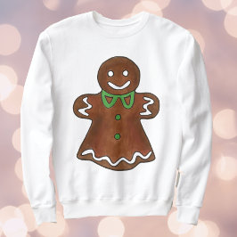 Camiseta Feliz Natal Gingercake Cookie Ugly Sweater