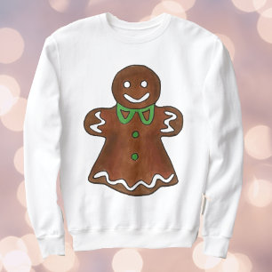 Camiseta Feliz Natal Gingercake Cookie Ugly Sweater
