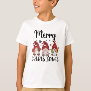 Camiseta Feliz Natal Gnomies Gnomos de Natal