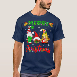 Camiseta Feliz Natal Gnomo Família Funny Xmas Kids Adul
