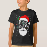 Feliz Natal Gorro e Barba Engraçados do Papai Noel