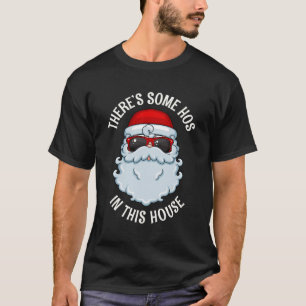Camiseta Feliz Natal Há Um Ho Ho Ho Ho Ho Aqui