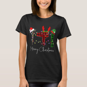 Camiseta Feliz Natal Hairstylist Engraçado Ferramenta Engra