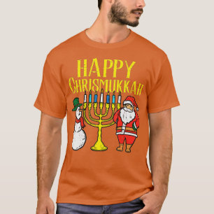 Camiseta Feliz Natal Hanukkah Hanukkah Pajamas Chan