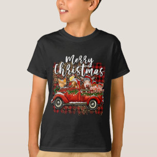 Camiseta Feliz Natal Heifer Animais Fazendas Papais noeis R