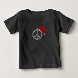 Camiseta Feliz Natal | Hippies Símbolo Santa Claus Hat