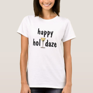 Camiseta Feliz Natal Holidaze, Martini Azeitona Cocktail