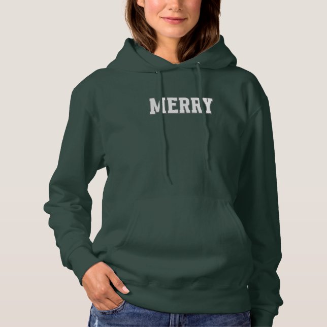 Camiseta Feliz Natal Hoodie (Frente)