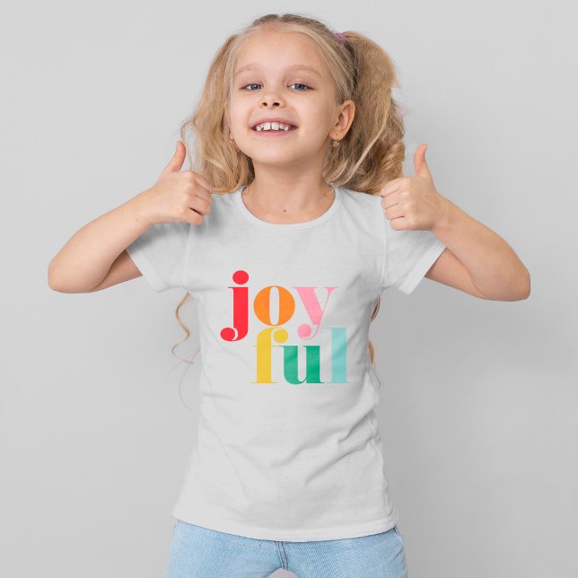 Camiseta Feliz Natal "Joyful" (Criador carregado)