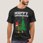 Camiseta Feliz Natal Judeu Hanukkah Chanu<br><div class="desc">Feliz Natal Judeu Hanukkah Chanukah</div>