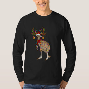 Camiseta Feliz Natal Kangaroo Engraçado Xmas Australiano