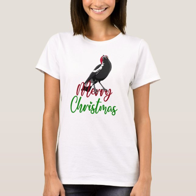 Camiseta Feliz Natal, lágrima australiana (Frente)