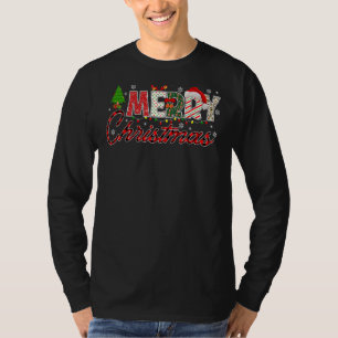 Camiseta Feliz Natal Legal Para A Família De Combinação De