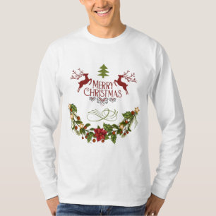 Camiseta Feliz Natal Legal Trendage Vintage Long Sleeve