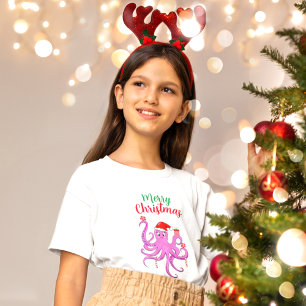 Camiseta Feliz Natal Lula do Papai Noel Roxa