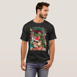Camiseta Feliz Natal Magia: Delitos Festivos de Férias
