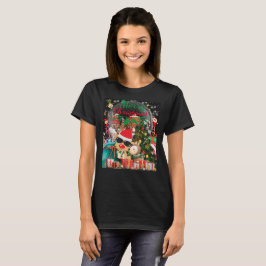 Camiseta Feliz Natal Magia: Delitos Festivos de Férias