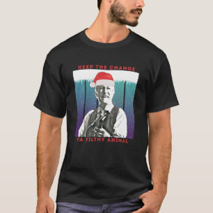 Camiseta Feliz Natal Mantenha a mudança Ya Suthy Animal1