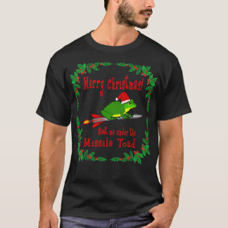 Camiseta Feliz Natal Me Encontra Sob O Pul De Míssil